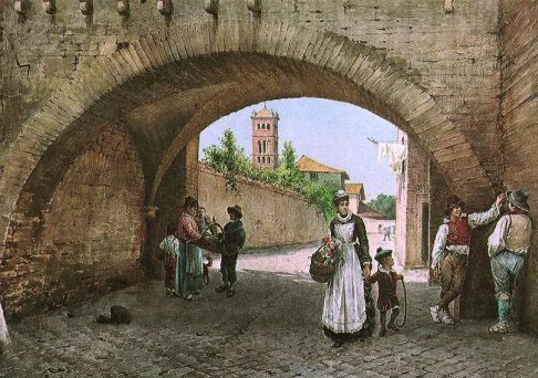 Ettore Roesler Franz, Arco dei Tolomei
